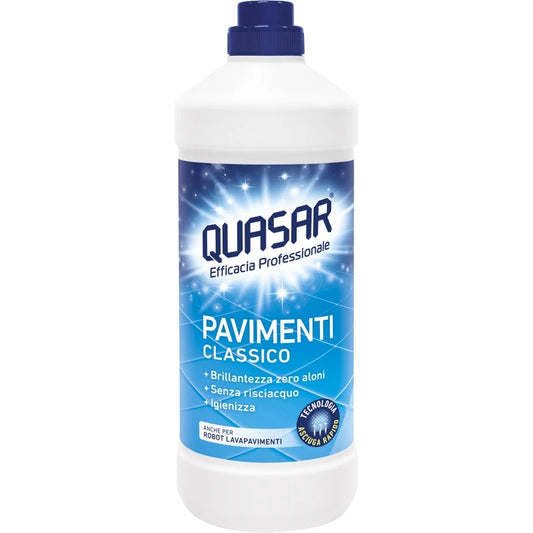 QUASAR PAVIMENTI 1L CLASSICO ANCHE PER ROBOT LAVAPAVIMENTI