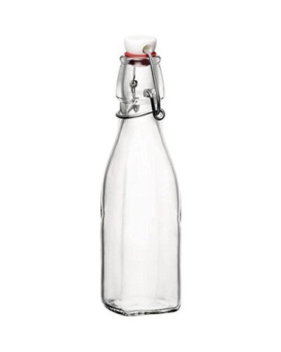 BORMIOLI BOTTIGLIA SWING 0,50LT TAPPO MECCANICO BIANCO