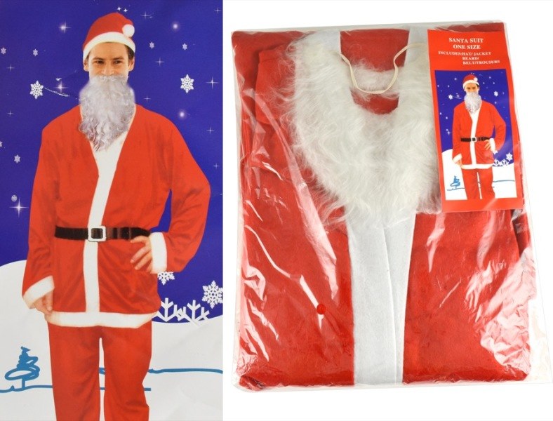 KASAVIVA VESTITO BABBO NATALE TAGLIA UNICA INNER BOX