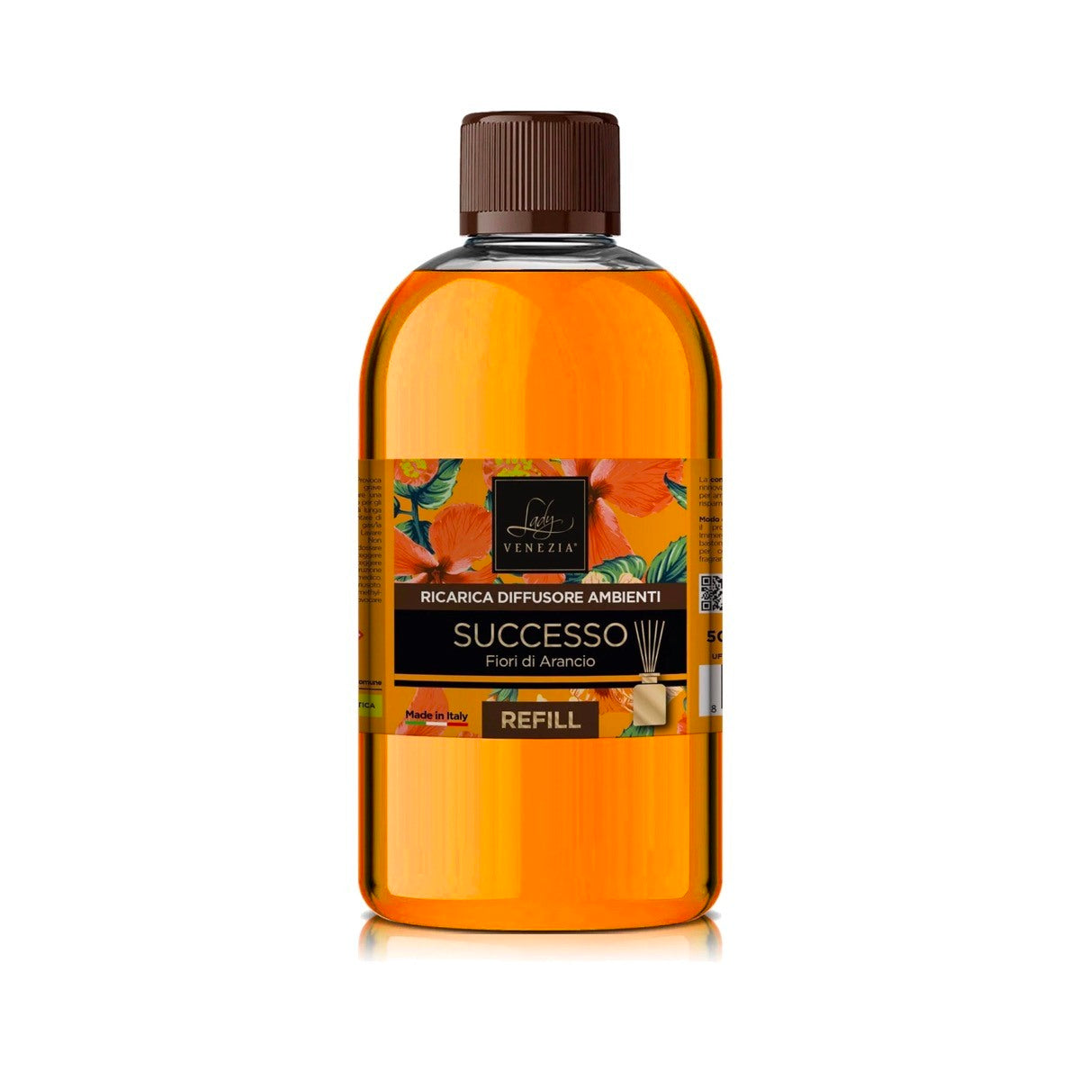 LADY VENEZIA RICARICA PER DIFFUSORE AMBIENTI REFILL 500ML SUCCESSO FIORI DI ARANCIO