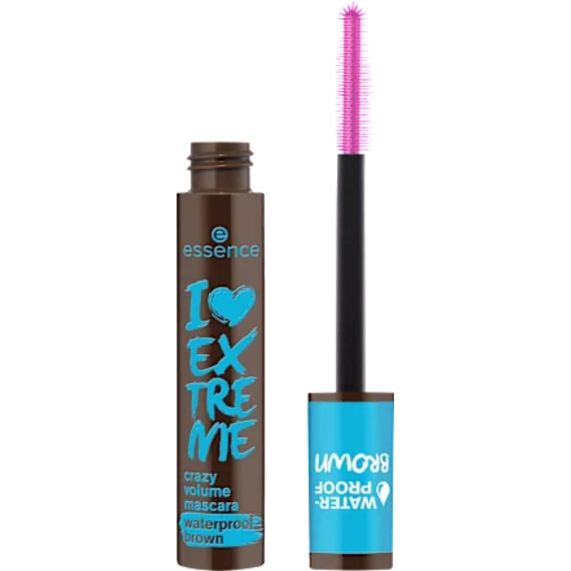 ESSENCE I LOVE EXTREME CRAZY VOLUME MASCARA WATERPROOF 01 BROWN