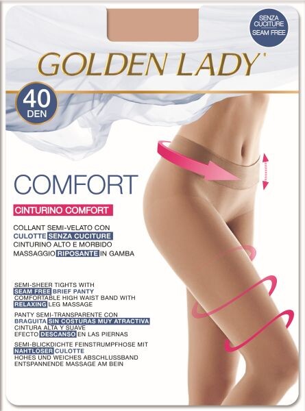 GOLDEN LADY COLLANT COMFORT 40DEN 2-S MELON