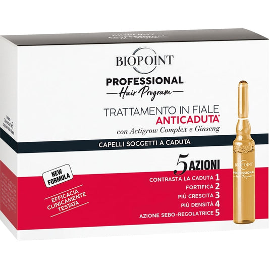 BIOPOINT TRATTAMENTO IN FIALE 10X7ML ANTICADUTA CLASSIC 5 AZIONI CAPELLI SOGGETTI A CADUTA
