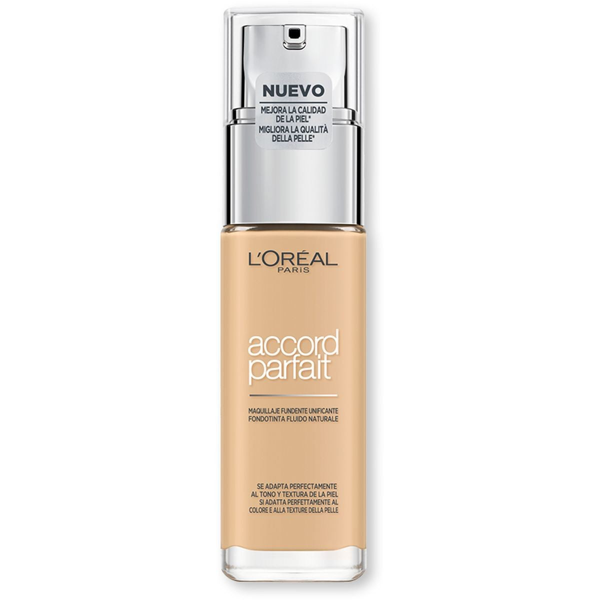 L'OREAL ACCORD PARFAIT FONDOTINTA FLUIDO 2.D AMANDE DORE