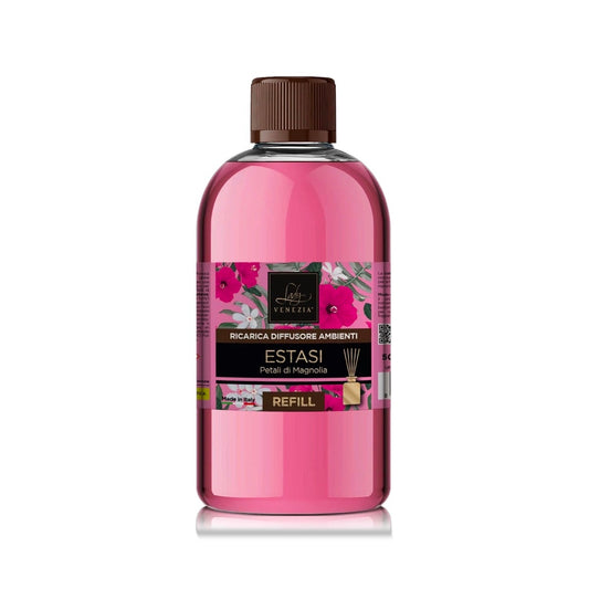 LADY VENEZIA RICARICA PER DIFFUSORE AMBIENTI REFILL 500ML ESTASI PETALI DI MAGNOLIA