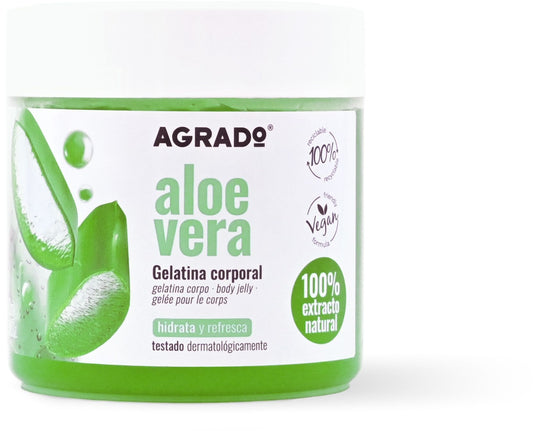 AGRADO ALOE VERA GELATINA CORPO 400ML IDRATA E RINFRESCA