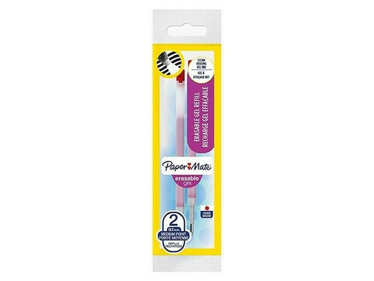 PAPERMATE REPLAY GEL REFILL 2PZ ROSSO