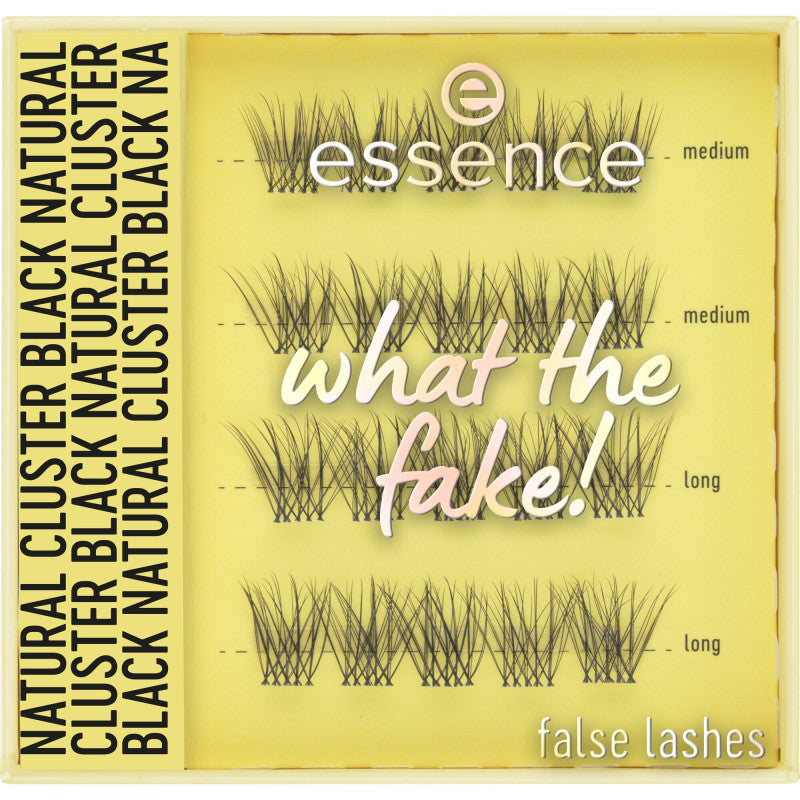 ESSENCE WHAT THE FAKE! CIGLIA FINTE 06 NATURAL CLUSTER BLACK