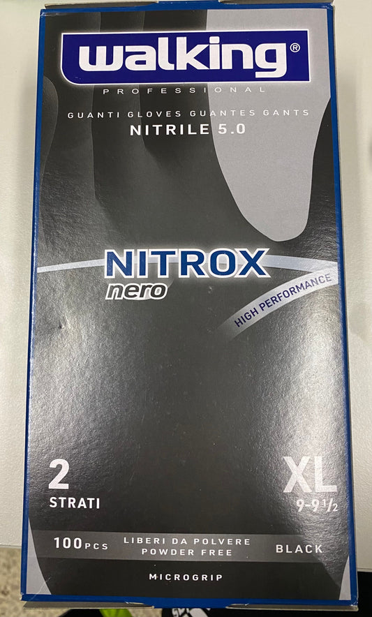 WALKING NITROX NERO NITRILE 5.0 XL 9- 9 1/2 X100