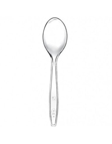 SOFY'S CUCCHIAINO PREMIUM TRASPARENTE RIUTILIZZABILI SUPER RESISTENTI 20PZ