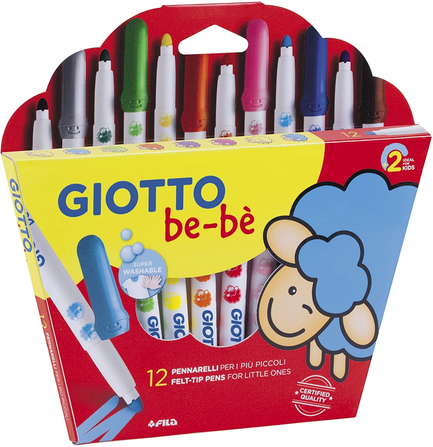 GIOTTO BE-BE' 12 PENNARELLI PER I PIU' PICCOLI