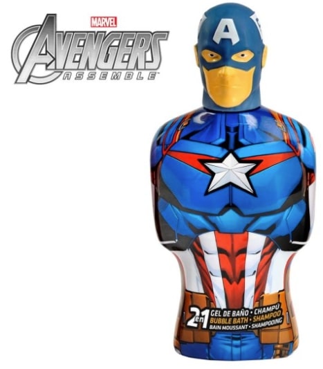 MARVEL AVENGERS BABY CAPTAIN AMERICA BAGNOSCHIUMA 3D 2IN1 350ML
