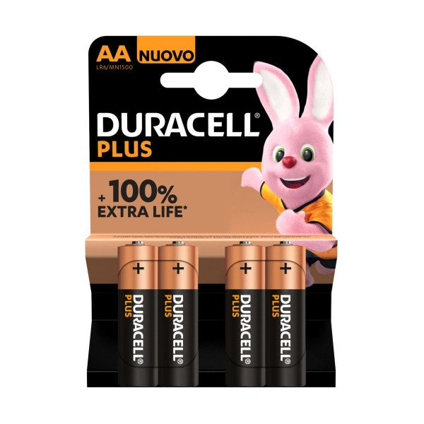 DURACELL PLUS STILO LR6/MN1500 AA 4PZ