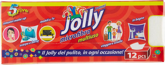 SUPERFIVE PANNI JOLLY MICROFIBRA MULTIUSO BOX 12PZ