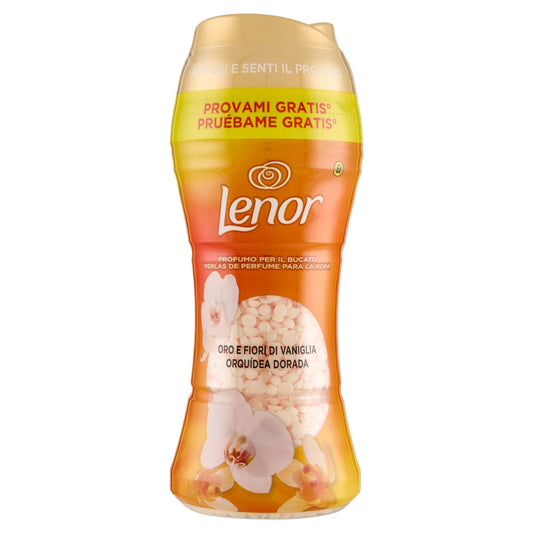 LENOR PROFUMO BUCATO PERLE 195G ORO E FIORI DI VANIGLIA