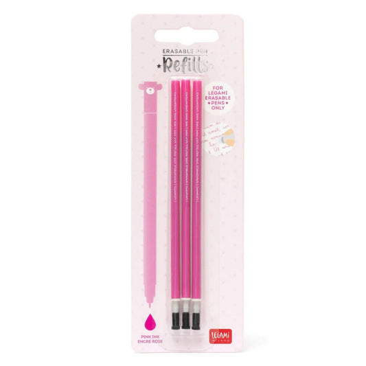 LEGAMI MILANO 3 REFILL PENNA GEL CANCELLABILE INCHIOSTRO ROSA