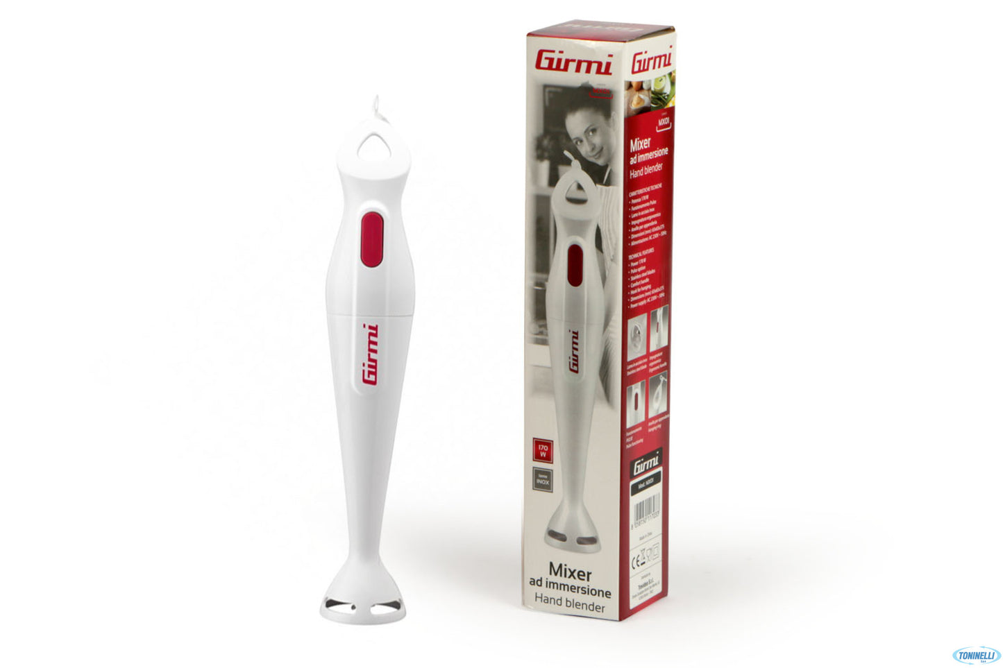 GIRMI MIXER AD IMMERSIONE 170W BIANCO MX01