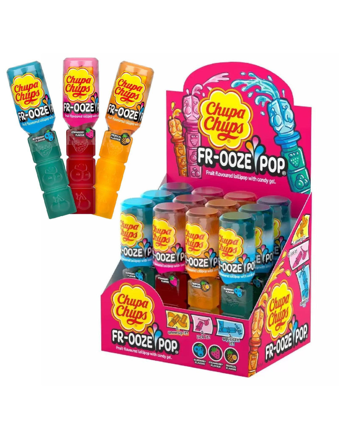 CHUPA CHUPS FR-OOZE POP 26G