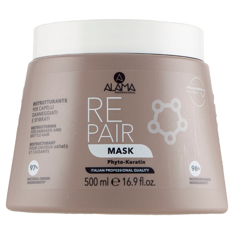ALAMA PROFESSIONAL REPAIR MASK 500ML RISTRUTTURANTE PER CAPELLI DANNEGGIATI E SFIBRATI