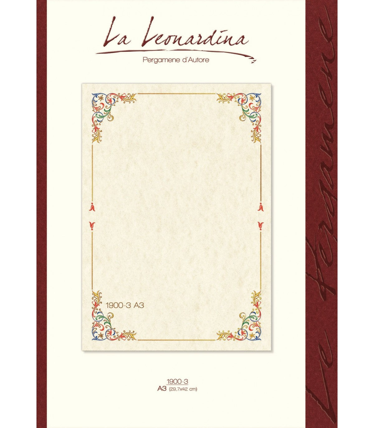 PERGAMENA A4 DISEGNO FIORENTINO