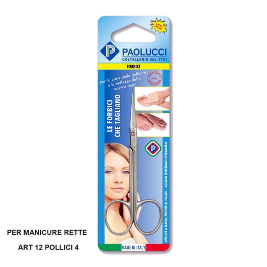 PAOLUCCI SPRINT FORBICI MANICURE RETTE ART.12 POLL. 4