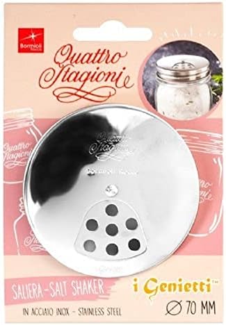 BORMIOLI QUATTRO STAGIONI SALIERA IN ACCIAIO INOX 70MM