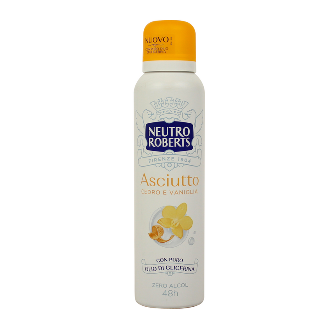 NEUTRO ROBERTS DEO SPRAY 150ML ASCIUTTO CEDRO E VANIGLIA CON OLIO DI GLICERINA