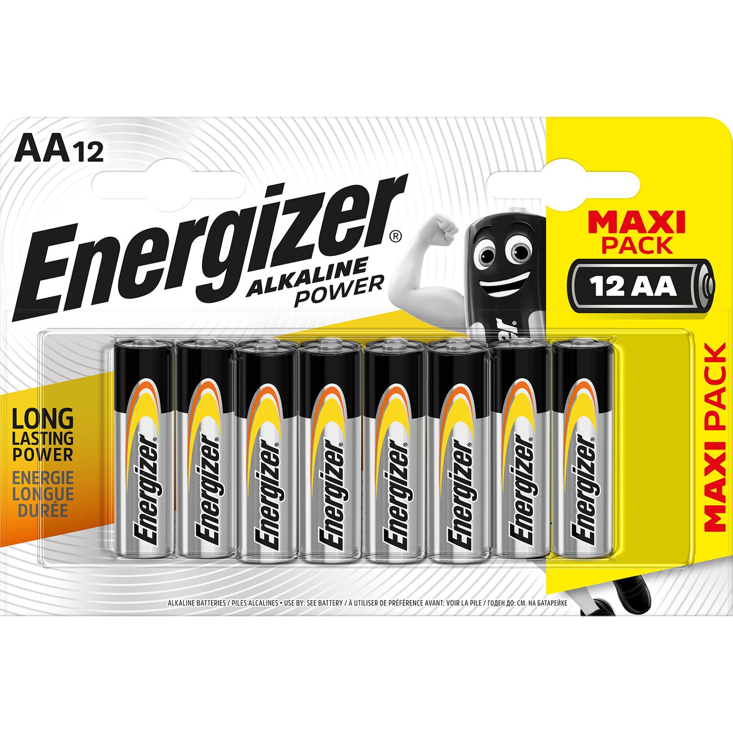 ENERGIZER ALKALINE POWER AA X12 MAXI PACK