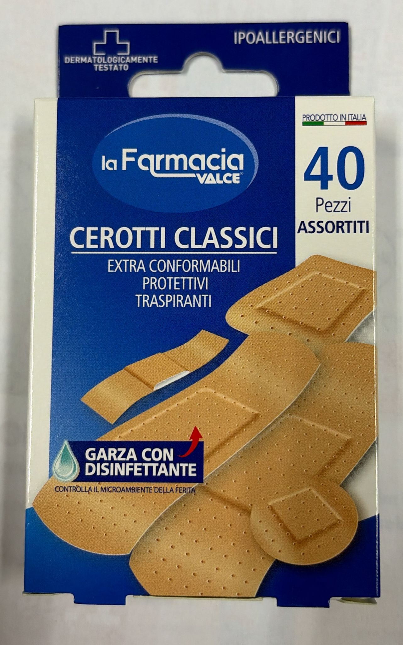 LA FARMACIA VALCE CEROTTI CLASSICI 40PZ 5 FORMATI ASSORTITI