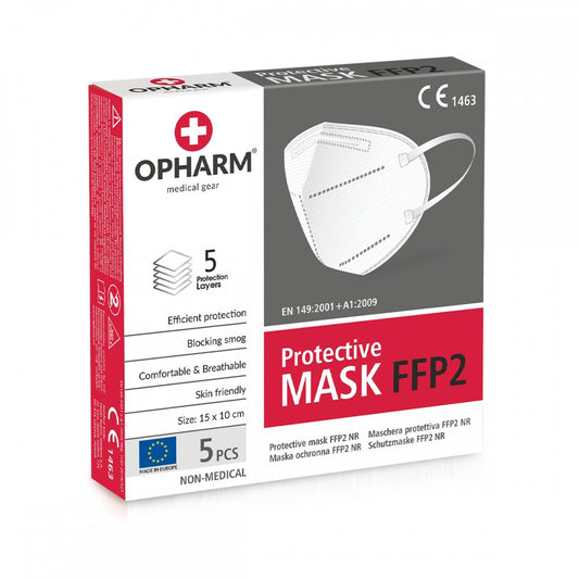 OPHARM PROTECTIVE MASK FFP2 5PZ