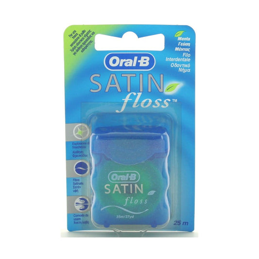 ORAL-B FILO INTERDENTALE SATIN FLOSS 25MT MENTA