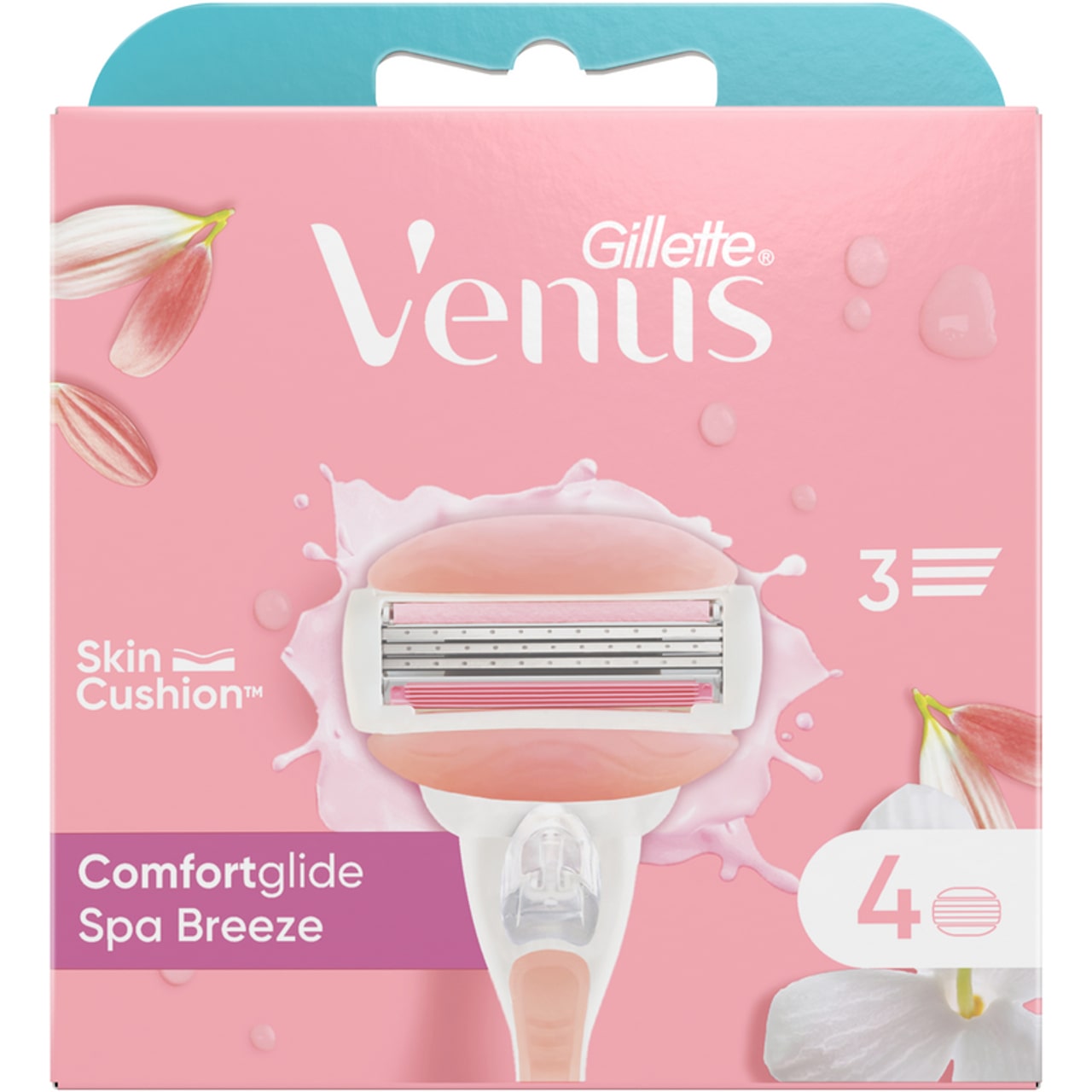 GILLETTE VENUS SPA BREEZE RICAMBI X4