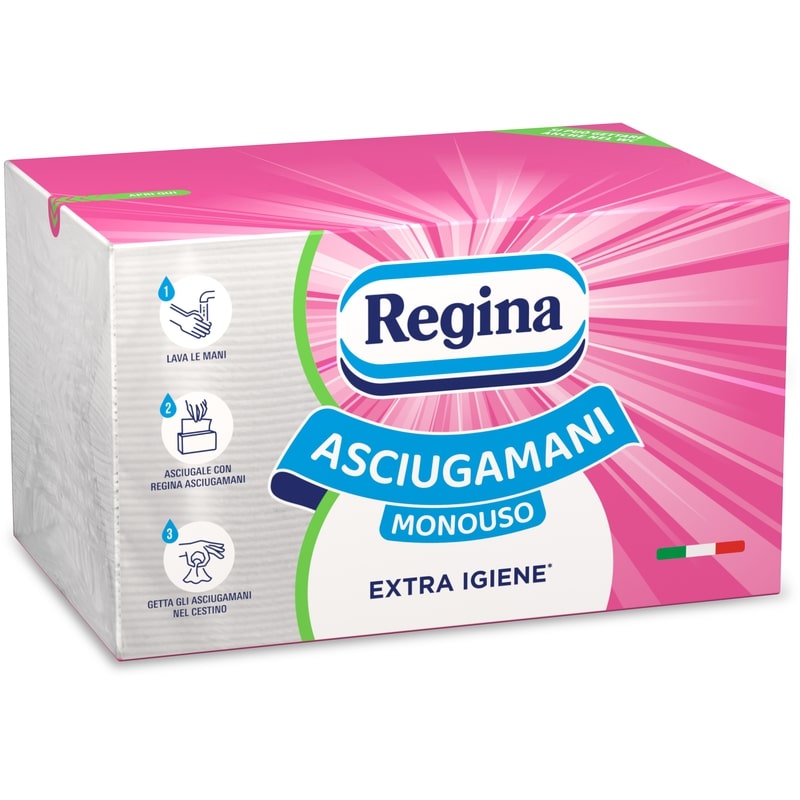 REGINA ASCIUGAMANI MONOUSO EXTRA IGIENE 100PZ