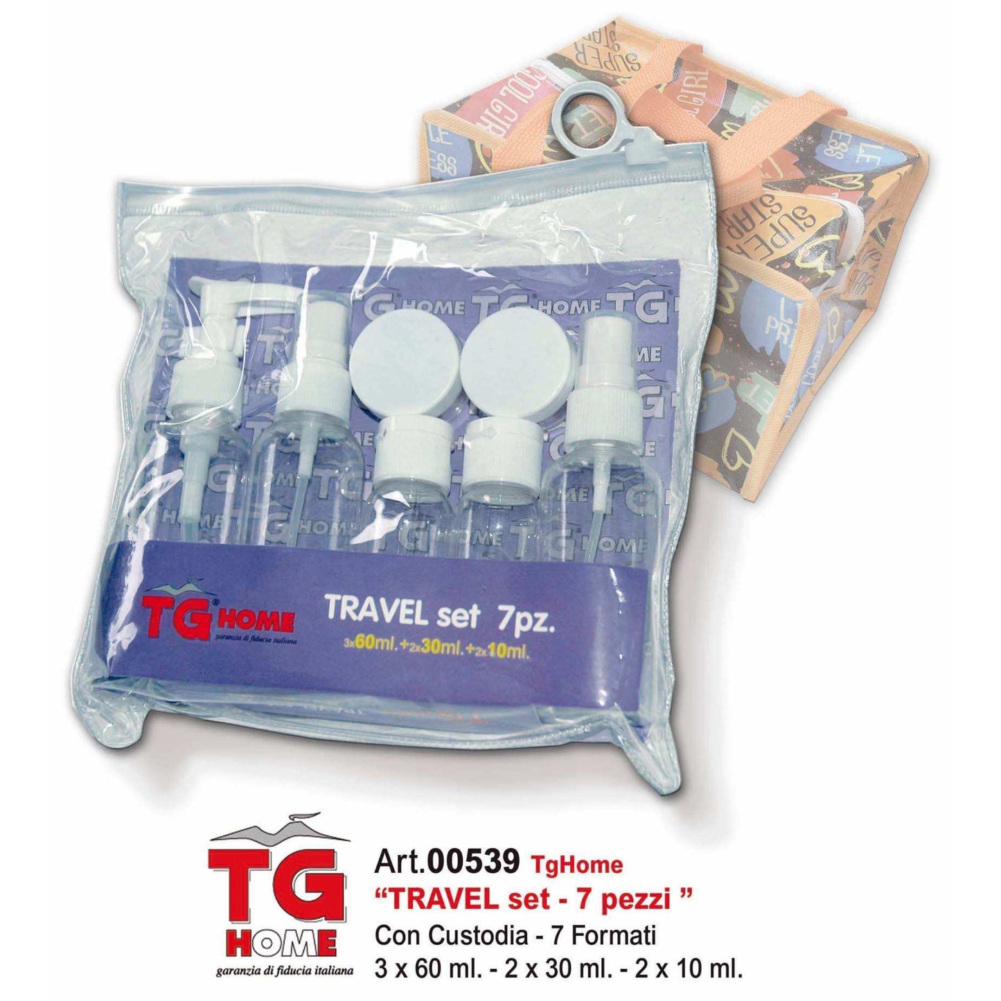 VESUVIO TG HOME TRAVEL SET 7PZ CON CUSTODIA ART.00539