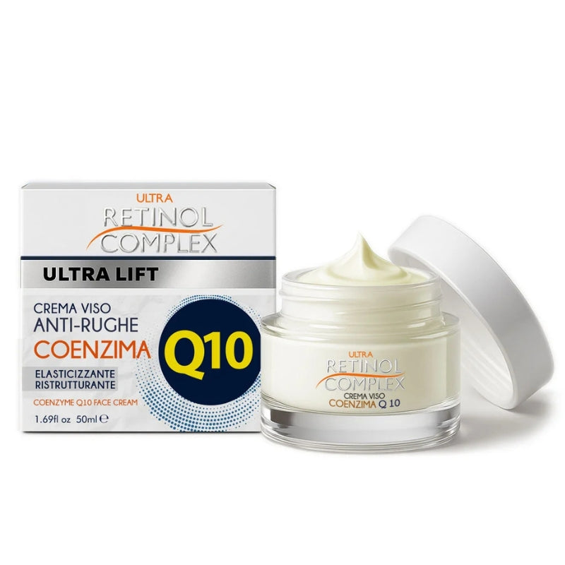 ULTRA RETINOL COMPLEX ULTRA LIFT CREMA VISO ANTI-RUGHE COENZIMA Q10 50ML ELASTICIZZANTE RISTRUTTURANTE