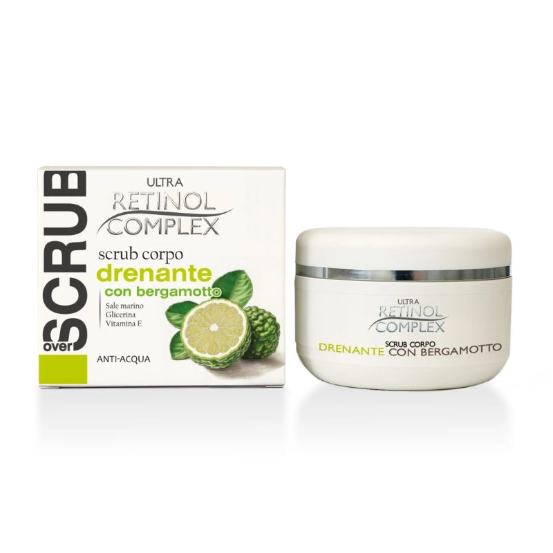 ULTRA RETINOL COMPLEX SCRUB CORPO 250ML DRENANTE CON BERGAMOTTO