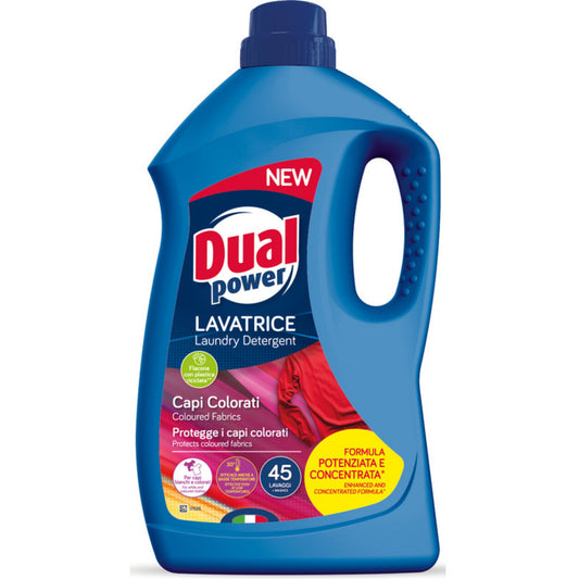 DUAL POWER LAVATRICE LIQUIDO 1,8L 45LAV. CAPI COLORATI