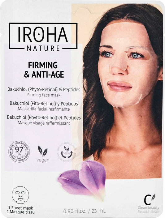 IROHA NATURE FIRMING & ANTI-AGE MASCHERA VISO TESSUTO PHYTO-RETINOL RASSODANTE 23ML