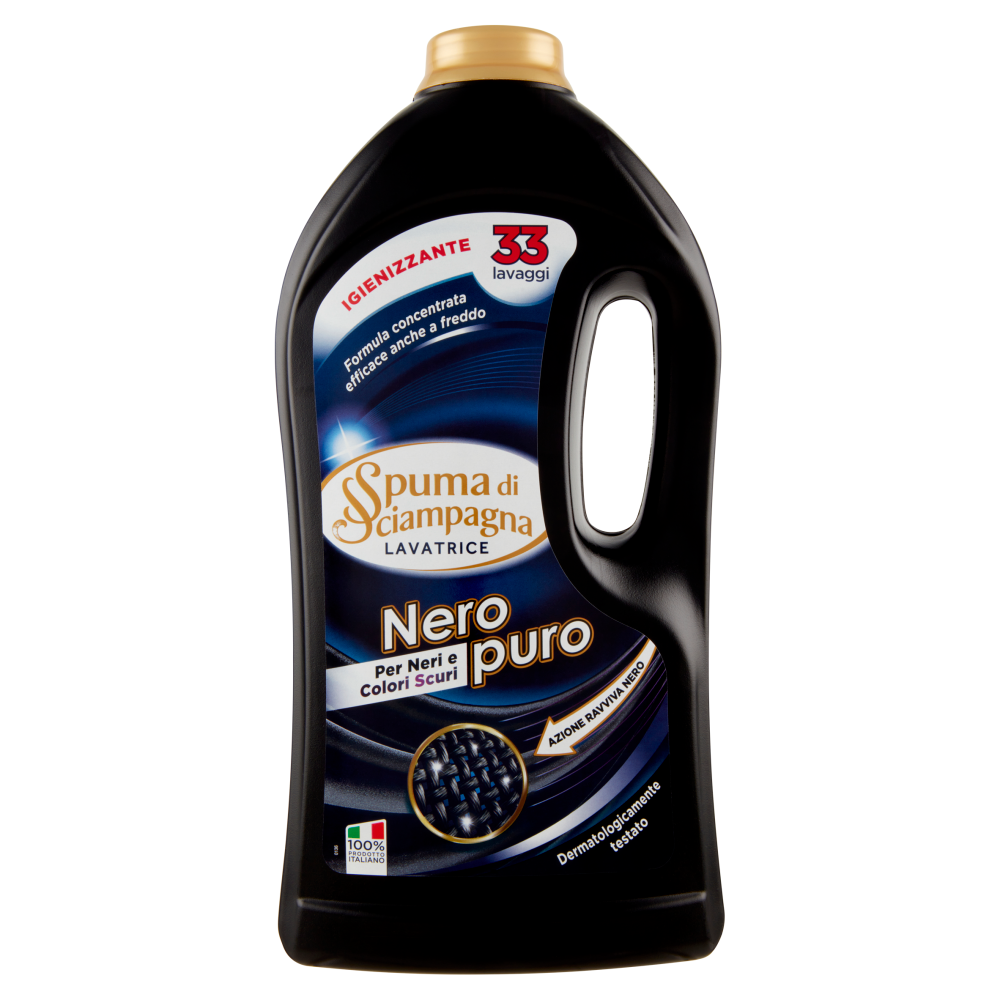 SPUMA DI SCIAMPAGNA LAVATRICE LIQUIDO 1,485L 33LAV. NERO PURO