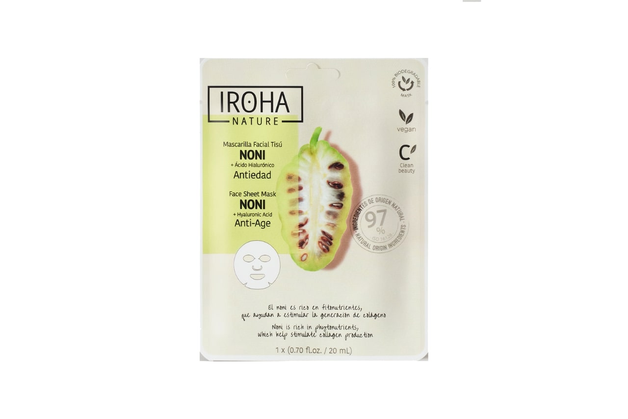 IROHA NATURE MASCHERA VISO TESSUTO 20ML ILLUMINANTE DRAGON FRUIT