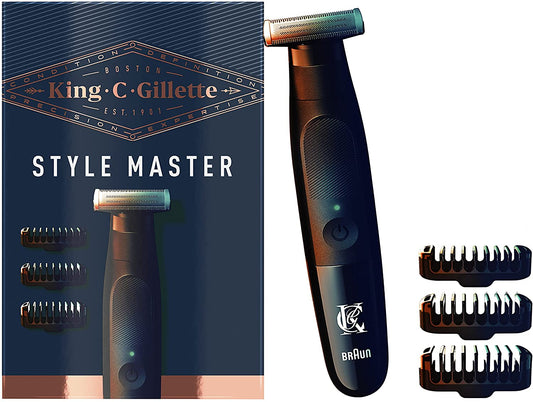 GILLETTE KING C BRAUN RASOIO STYLE MASTER REGOLABARBA