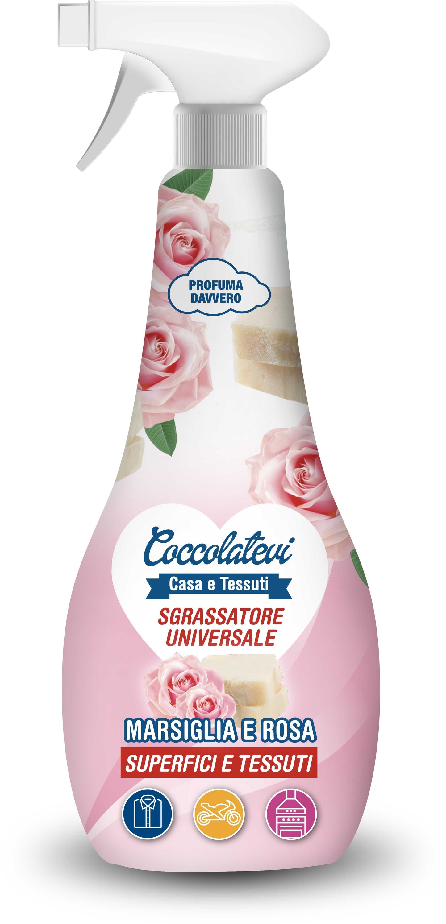 COCCOLATEVI CASA E TESSUTI SGRASSATORE UNIVERSALE SPRAY 750ML SUPERFICI E TESSUTI