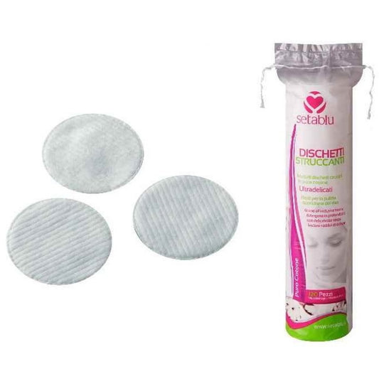 SETABLU DISCHETTI STRUCCANTI PURO COTONE ULTRADELICATI 120PZ