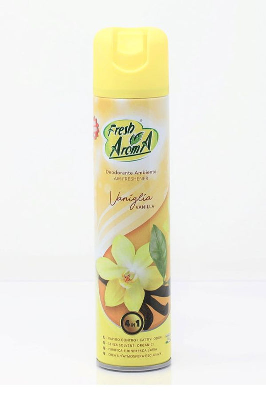 FRESH AROMA DEO SPRAY 4IN1 300ML VANIGLIA