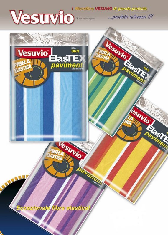 VESUVIO ELASTEX PAVIMENTI MICROFIBRA ELASTICA CM.50X70 COLORI ASSORTITI