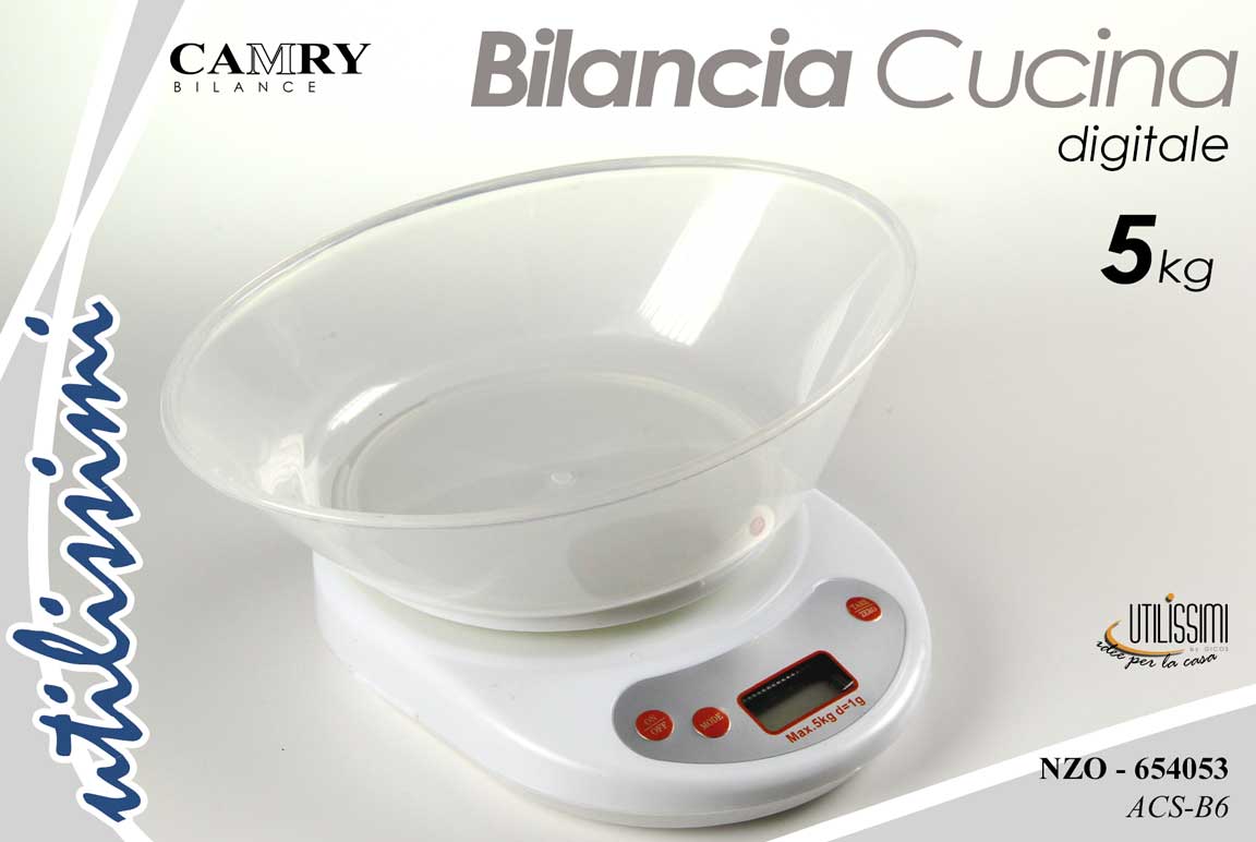 GICOS CAMRY BILANCIA CUCINA DIGITALE 5KG NZO-654053