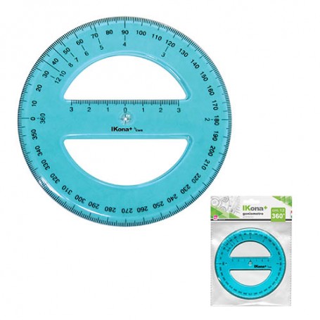 ARCHITETTO GONIOMETRO CIRCOLARE 12CM 360