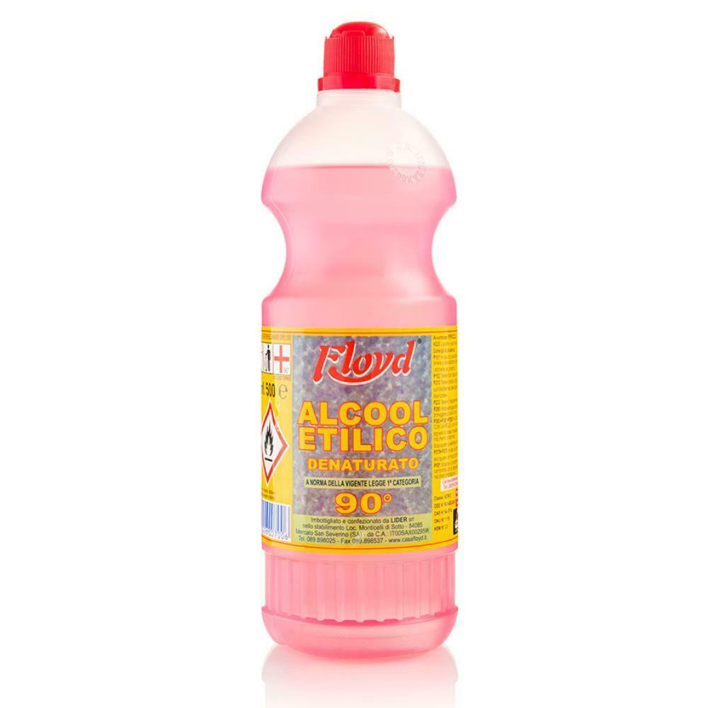 FLOYD ALCOOL ETILICO DENATURATO 90 500ML