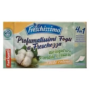 FATIGATI FRESCHISSIMO 25 FOGLI ASCIUGATRICE 4IN1 CALDO COTONE