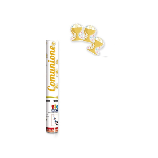 BIG PARTY POPPER 30CM COMUNIONE